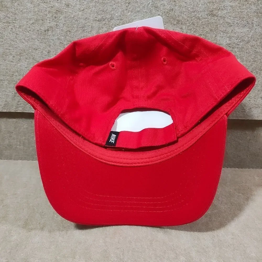 Nike Swoosh Adjustable Kids Red Strapback Cap #U